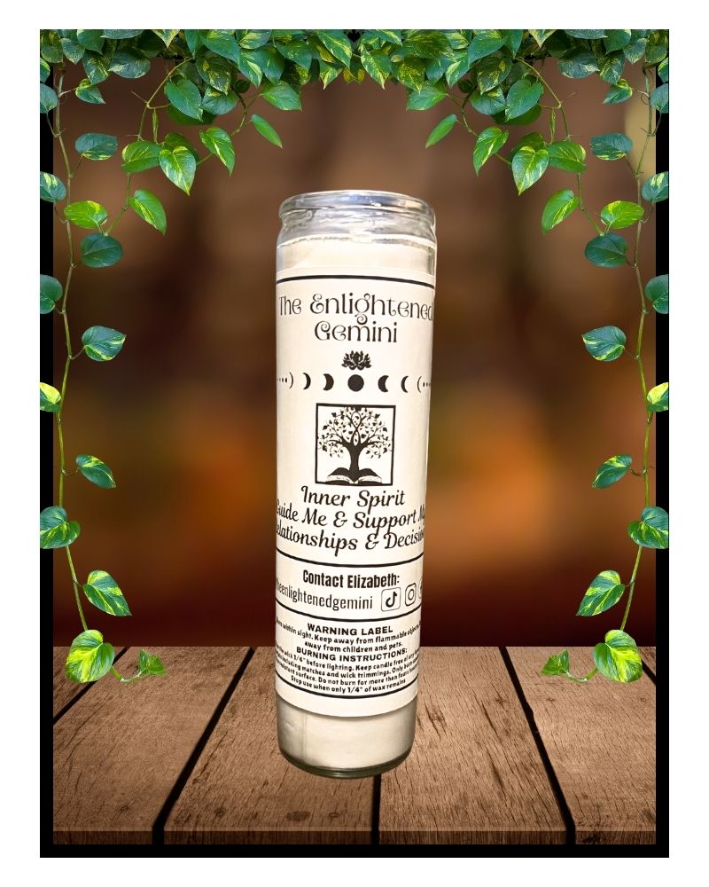 Inner Spirit Guide Me, Support Me, My Relationships, & Decisions Candle