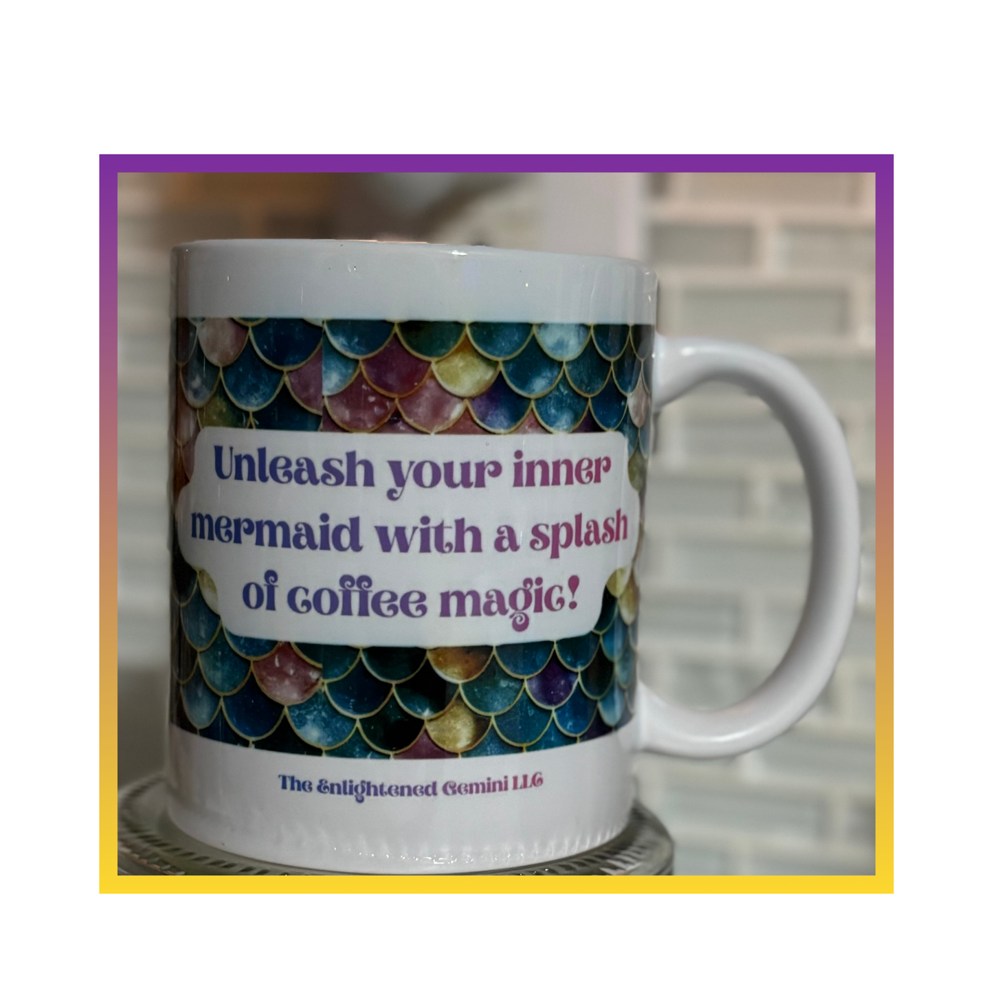Unleash your Inner Mermaid custom 12 oz mug