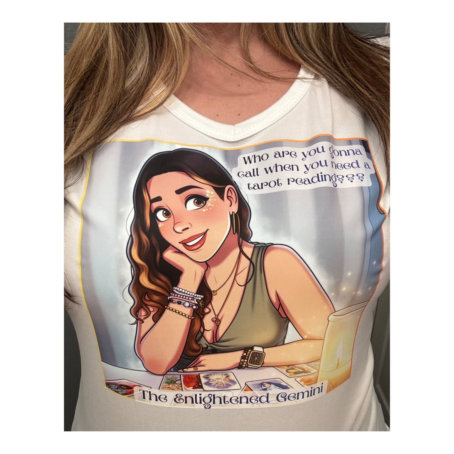 Who are you calling for a tarot read Custom T-shirt