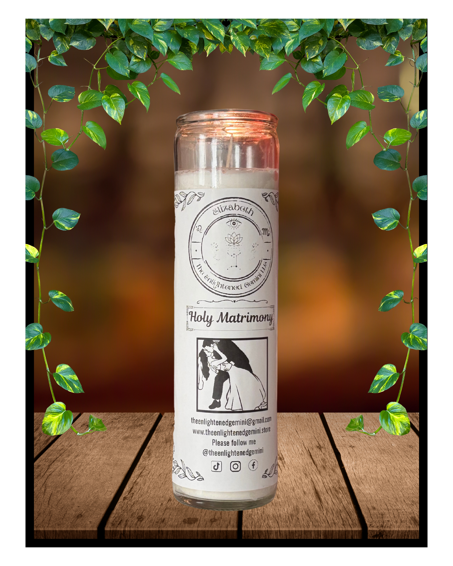 Holy Matrimony Candle