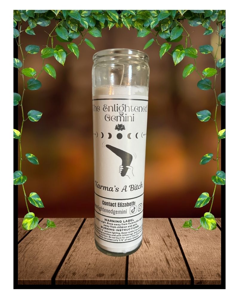 Karma's a Bitch Candle