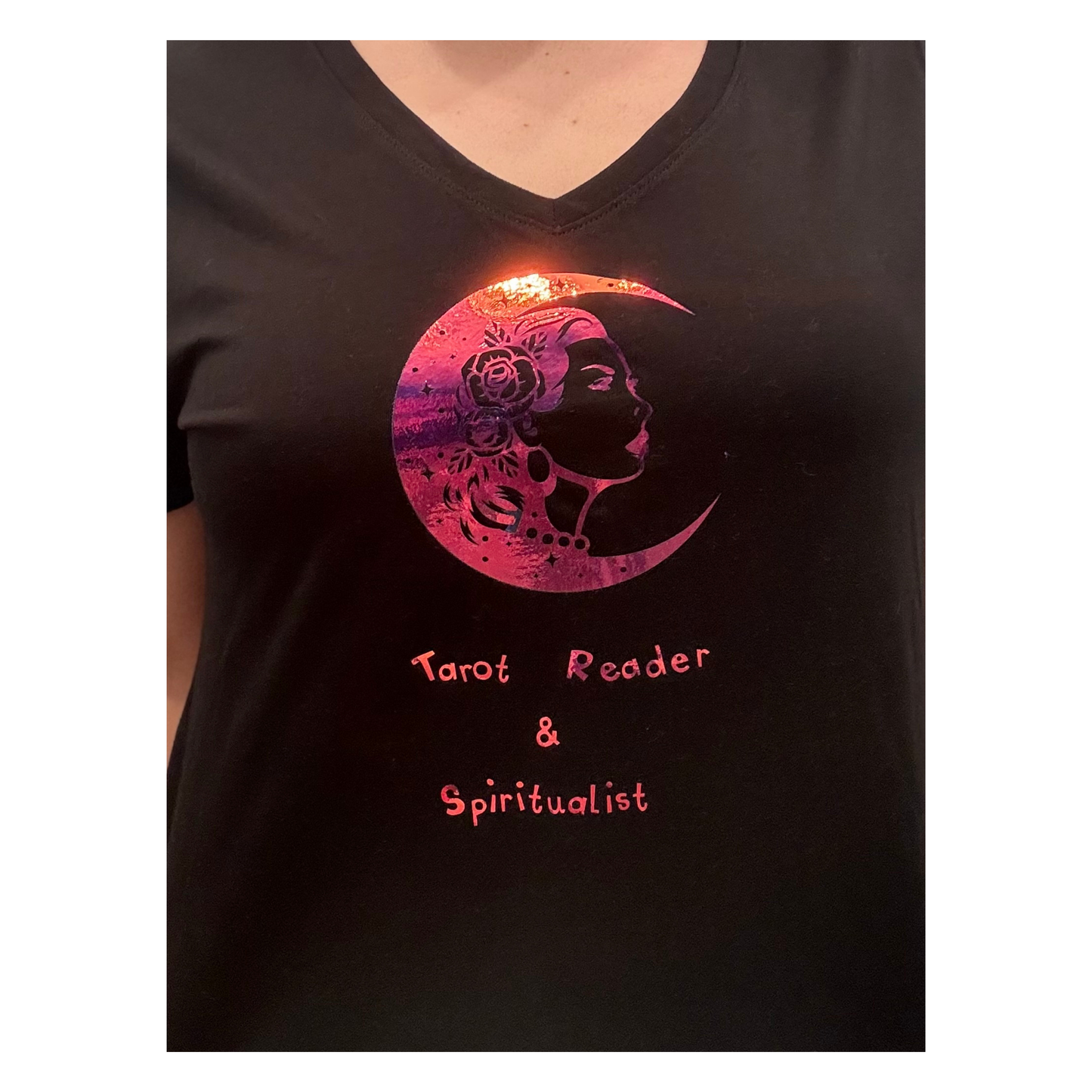 Tarot Reader & Spiritualist Black T-Shirt