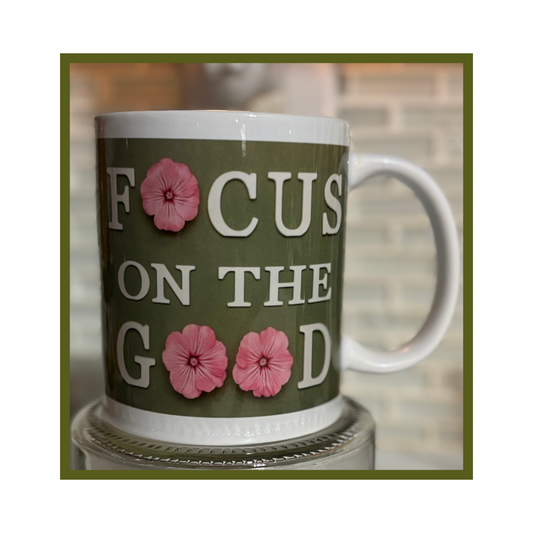 Focus on the Good custom 12 oz mug