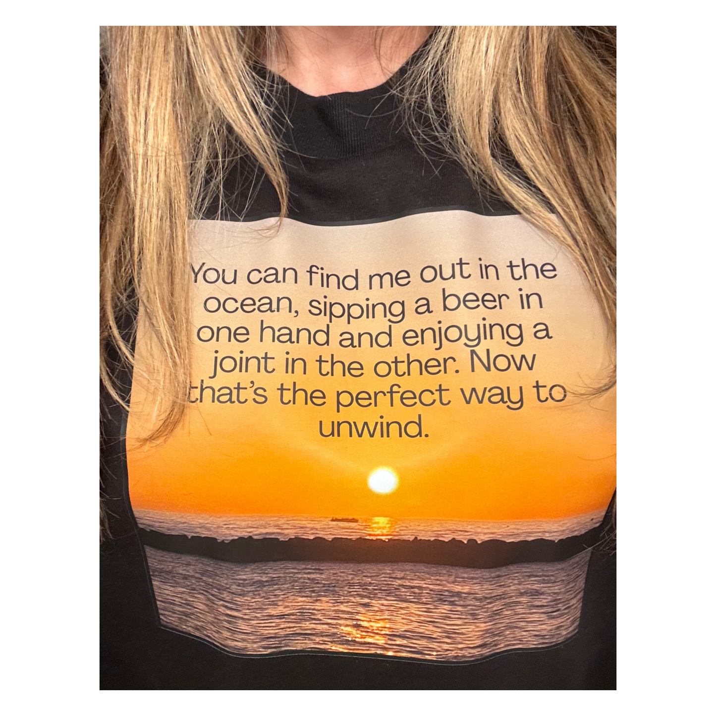 Perfect way to unwind custom T-shirt