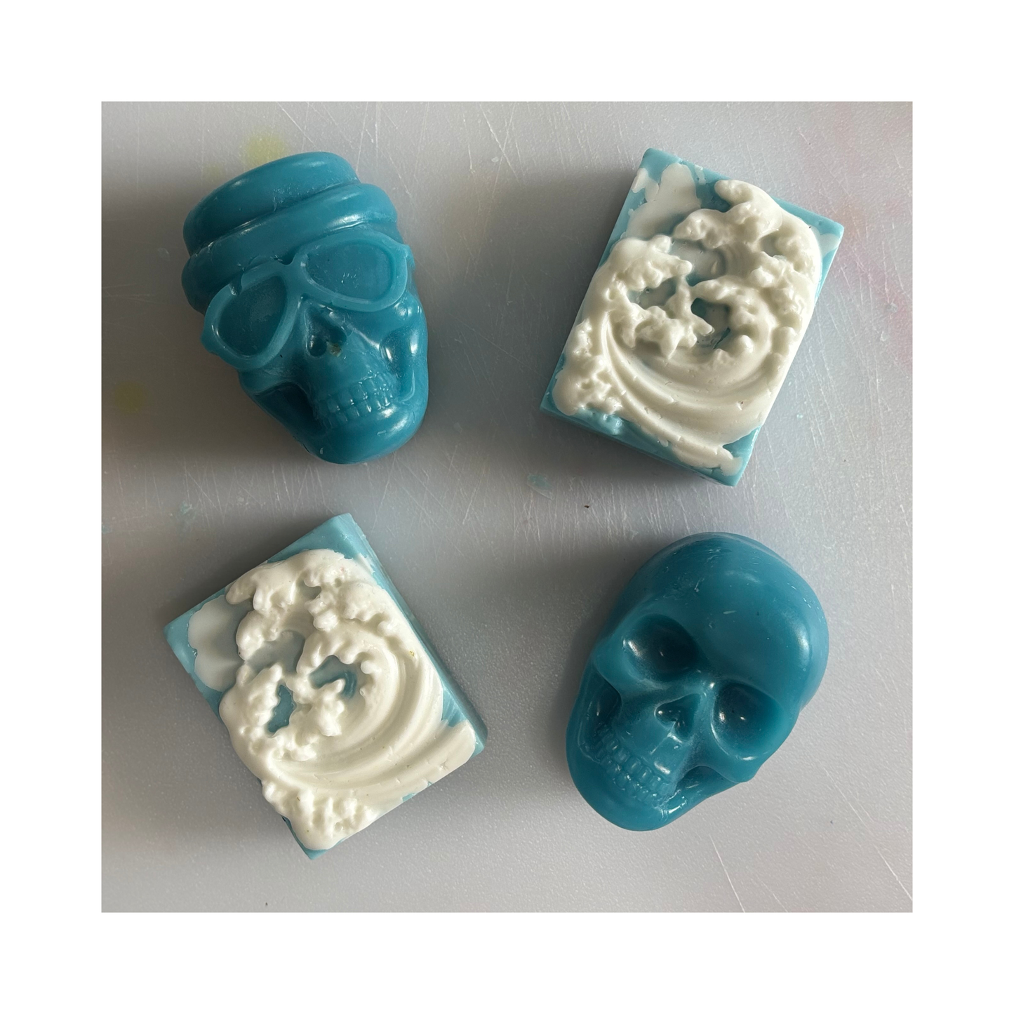 Ocean meats Skull Soap Combo