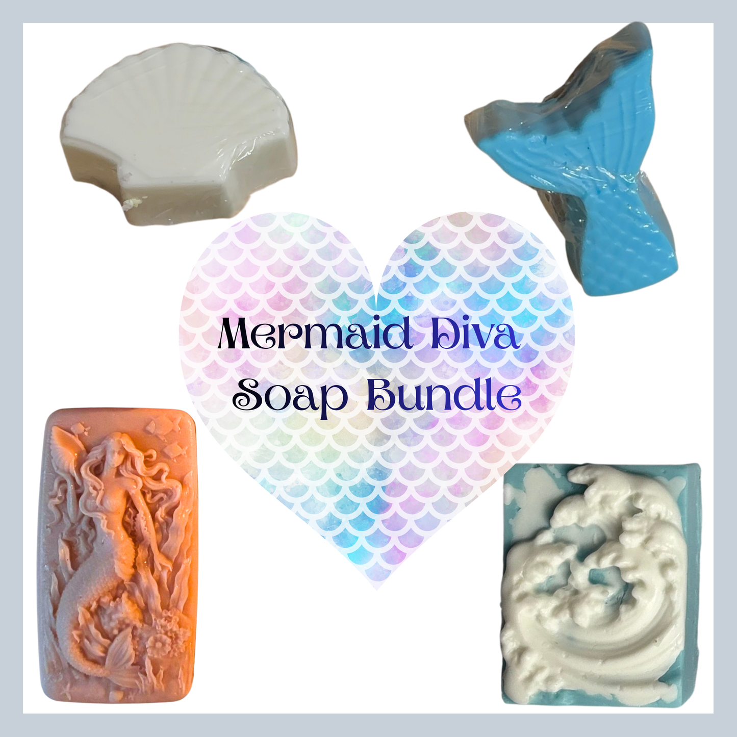 Mermaid Diva Bundle (4 pack soap)
