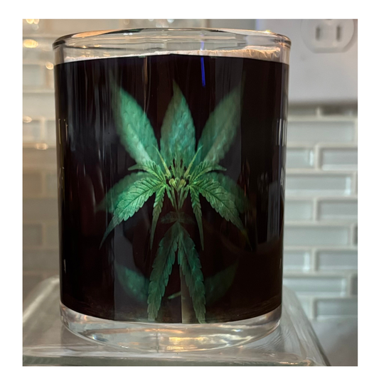 Time to Wake & Bake glass custom 12 oz mug